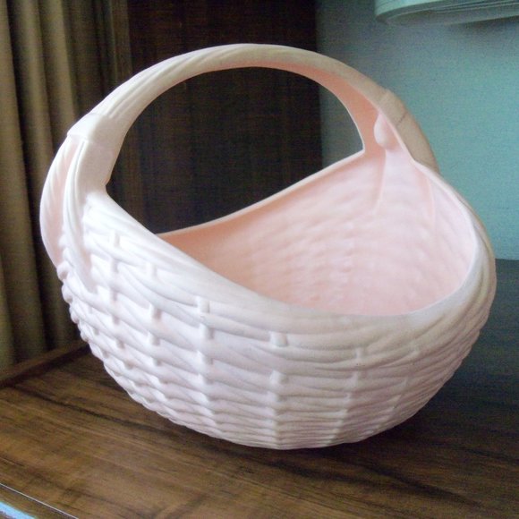 Vintage porcelain large basket (#EV1587) - Picture 5 of 6